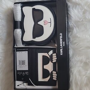 #34. NWT Karl Lagerfeld bag & wallet